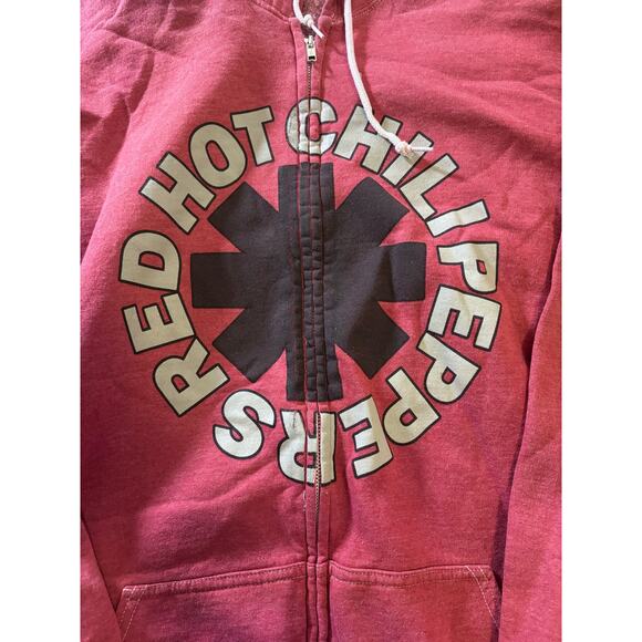 Red Hot Chili Peppers Zip-Up Hoodie – Men’s Size XL (Oversized Fit) - Picture 2 of 5